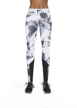 Bas Bleu Calypso лосины для спорта белый/синий/принт