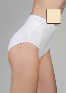 хлопковые трусы больших размеров Oro Monica молочный