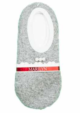 Marilyn BALETKI L42 ANGORA Теплые следки с ангорой светло-серый