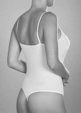 BB 005/ББ 005 Боди женский стринги майка белый