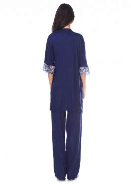 Serenade 5509Н халат вискоза темно-синий