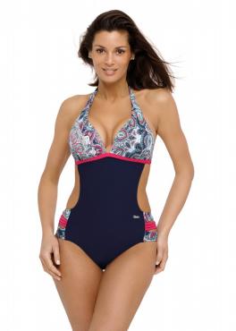 Монокіні Marko M 507 FLORENCE темно-синій/червоний