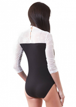 BB 146 Боди женское черный/белый