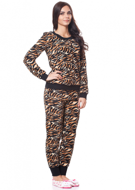 ДЛ 008 Флисовый комплект леопард