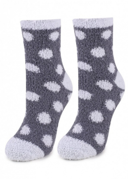 Marilyn COOZY L51 Махровые женские носки темно-серый/серый