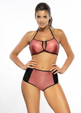Купальник с высокими трусами Marko M 620 GISELLE темно-розовый