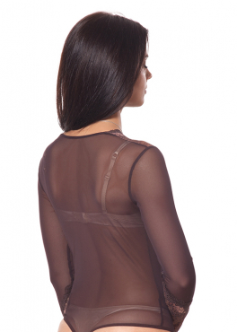 ББ 046 Боди женское коричневый