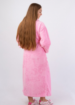 Vienetta Secret VS 031 Домашний теплый халат розовый