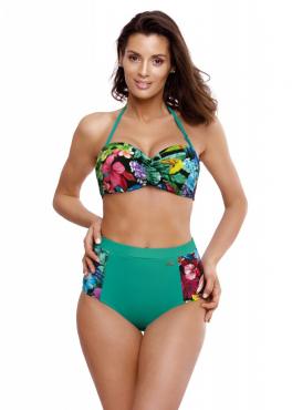 Marko M 537 MADISON Купальник з високими трусиками зелений