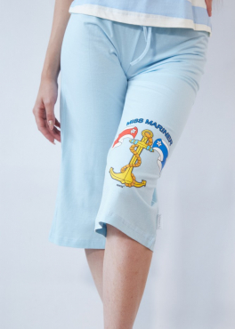 Vienetta Secret VS 21 Пижама футболка/бриджи голубой