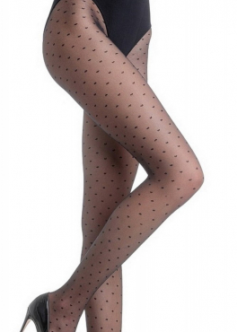 Marilyn FLORES 716 20 den Колготки женские в крапинку черный