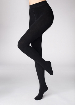 Хлопковые теплые колготки с махровым ворсом Marilyn ARCTIKA 250 черный