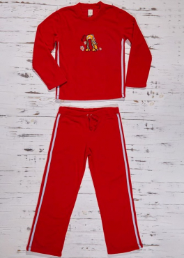 Muzzy M 01 Пижама женская с штанами красный