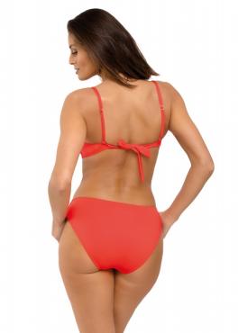 Marko M 548 BELINDA Купальник монокини с воланом красный