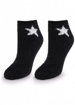 Marilyn COOZY R45 Махровые носки со звездами черный