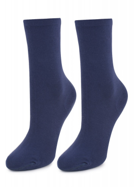 Marilyn FORTE 58 Женские хлопковые носки темно-синий