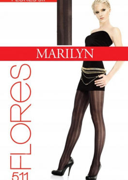 Marilyn FLORES 511 Колготки с узором в полоску