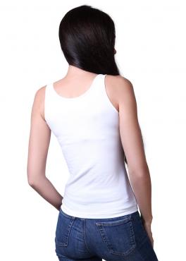 ML 052 Белая хлопковая майка