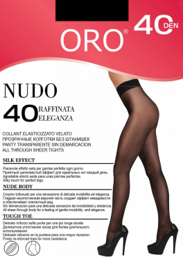 Oro Nudo 40 den колготки без штанишек черный
