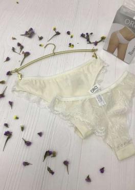 Oro Rossana трусы женские бразилиана молочный