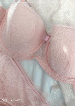 Розовый бюстгальтер Vena VB-428