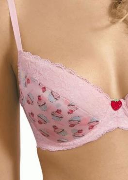 Kinga DOLCI I PU 497 Бюстгальтер розовый