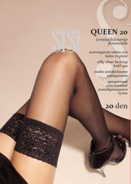 QUEEN 20 Чулки женские классические Sisi