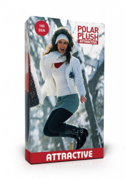 Attractive WOMAN POLAR PLUSH TIGHTS Плотные цветные колготки с флисом