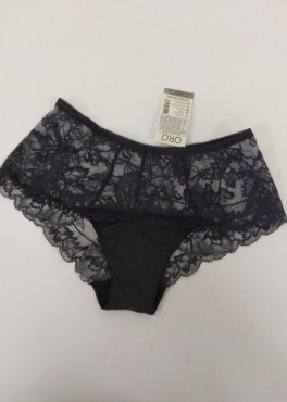 Oro Renata трусы женские кружевные черный